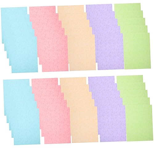 HAWILLOSCH 50Blätter Farbiges Faltpapier Malpapier für Drucker Papier für DIY Bastelarbeiten Partydekoration und Schulprojekte Vielseitig Einsetzbar Kindergarten von HAWILLOSCH