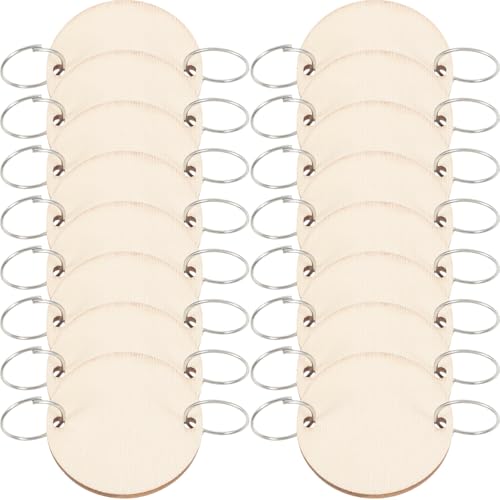 HAWILLOSCH 50Stücke Runde Holzscheiben mit Eisenschlaufen DIY Geburtstags Erinnerungskalender Hängender Holzkalender für Wichtige Tage Heimdekoration Burlywood Finish HAWILLOSCH 50Stücke Runde Holzscheiben mit Eisenschlaufen DIY Geburtstags Erinnerungskalender Hängender Holzkalender für Wichtige Tage Heimdekoration Burlywood Finish von HAWILLOSCH