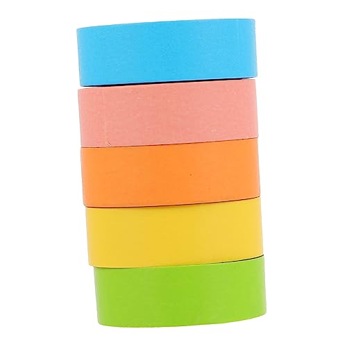 HAWILLOSCH 5Rollen Washi Tape Dekoratives Klebeband für Journal Scrapbooking und DIY Projekte Vielseitig Einsetzbar Farbenfrohe Designs HAWILLOSCH 5Rollen Washi Tape Dekoratives Klebeband für Journal Scrapbooking und DIY Projekte Vielseitig Einsetzbar Farbenfrohe Designs von HAWILLOSCH