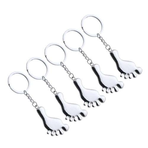 HAWILLOSCH 5Stücke Fußförmiger Schlüsselanhänger Tragbar für Babypartys Hochzeiten Jubiläen Stilvolle Taschenanhänger Dekoration Farbenfroh HAWILLOSCH 5Stücke Fußförmiger Schlüsselanhänger Tragbar für Babypartys Hochzeiten Jubiläen Stilvolle Taschenanhänger Dekoration Farbenfroh von HAWILLOSCH