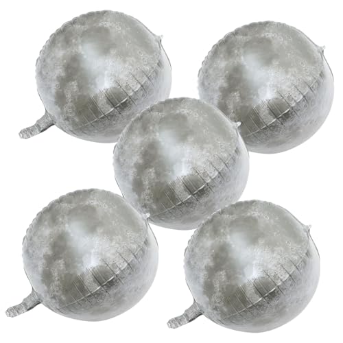 HAWILLOSCH 5Stücke Mondmuster Aluminium Folienballons Dekoration für Partys Geburtstagsfeiern und Raumthemen Langlebige und Lebendige Partyzubehör für Unvergessliche Erinnerungen HAWILLOSCH 5Stücke Mondmuster Aluminium Folienballons Dekoration für Partys Geburtstagsfeiern und Raumthemen Langlebige und Lebendige Partyzubehör für Unvergessliche Erinnerungen von HAWILLOSCH
