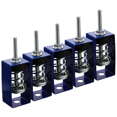 HAWILLOSCH 5Stücke Teiliges Vibration Dämpfer für Deckenmontage Elastische Isolatoren aus Verzinktem Tragfähigkeit für Studioanwendungen zur Geräuschreduzierung von HAWILLOSCH