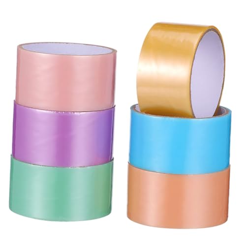 HAWILLOSCH 6 Rollen Farbiges Klebeband Mit Selbstklebenden Kugeln, Diy-klebebänder Mit Selbstklebenden Kugeln, Vielseitige Klebebänder Zum Dekorieren, Selbstklebende Klebebänder Mit HAWILLOSCH 6 Rollen Farbiges Klebeband Mit Selbstklebenden Kugeln, Diy-klebebänder Mit Selbstklebenden Kugeln, Vielseitige Klebebänder Zum Dekorieren, Selbstklebende Klebebänder Mit von HAWILLOSCH