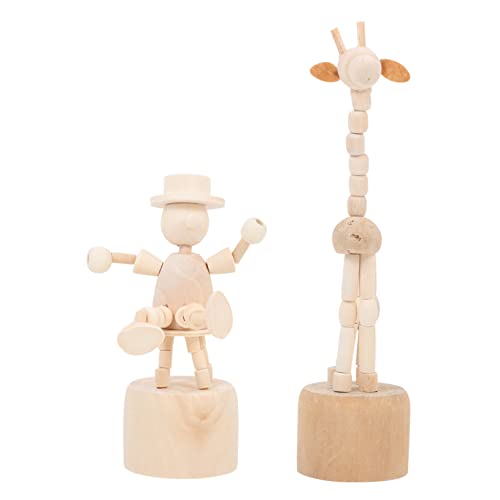 HAWILLOSCH 6 Stück Teiliges DIY Holz Bastelset aus Natürlichem Holz Kreative Figuren und Giraffen Robustes Holzspielzeug für Gestaltung und Wohnkultur Geeignet als Desktop Dekoration HAWILLOSCH 6 Stück Teiliges DIY Holz Bastelset aus Natürlichem Holz Kreative Figuren und Giraffen Robustes Holzspielzeug für Gestaltung und Wohnkultur Geeignet als Desktop Dekoration von HAWILLOSCH