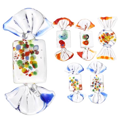 HAWILLOSCH 6 Stück Teiliges Süßigkeiten Ornament für Kreative Wohnraumdekoration Farbenfrohe Tischdekoration für Home Adornment Design für Warmes HAWILLOSCH 6 Stück Teiliges Süßigkeiten Ornament für Kreative Wohnraumdekoration Farbenfrohe Tischdekoration für Home Adornment Design für Warmes von HAWILLOSCH