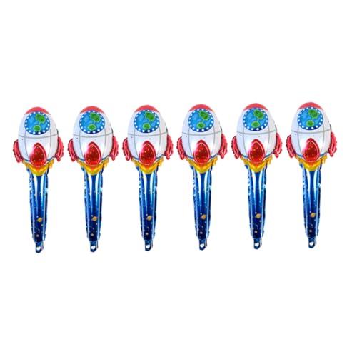 HAWILLOSCH 6 Stück Weltraumraketenballon Dekorationen Luftballons Partyballons zahlen luftballon Ballon zum Thema Weltraum Ballon zum Thema Planet Aluminiumfolie HAWILLOSCH 6 Stück Weltraumraketenballon Dekorationen Luftballons Partyballons zahlen luftballon Ballon zum Thema Weltraum Ballon zum Thema Planet Aluminiumfolie von HAWILLOSCH