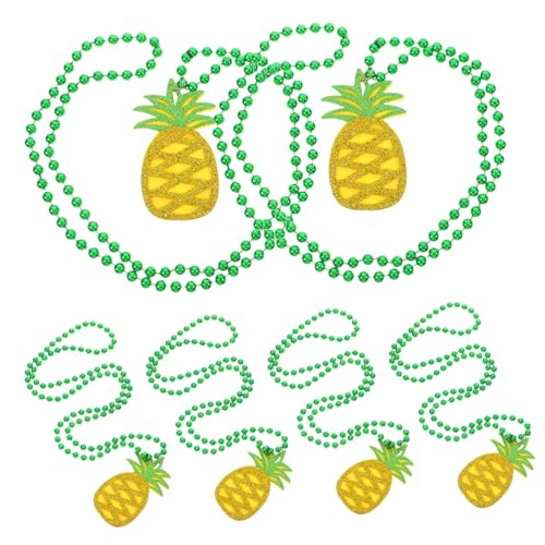 HAWILLOSCH 6-teilige Ananas-halskette Mit Obstmotiv, Ananas-schmuck, Hawaiianische Geburtstagsdekorationen, Tropische Party-vorräte, Schulveranstaltungspreise, Heimdekoration HAWILLOSCH 6-teilige Ananas-halskette Mit Obstmotiv, Ananas-schmuck, Hawaiianische Geburtstagsdekorationen, Tropische Party-vorräte, Schulveranstaltungspreise, Heimdekoration von HAWILLOSCH