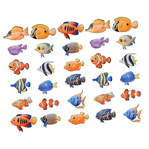 HAWILLOSCH 60 Stück Teiliges Bunte Tropische Fisch Papier Dekorationen Doppelseitig Bedruckte DIY Cutouts für Klassenzimmer Kindergarten Wand und Party Deko Vielseitige Meerestier HAWILLOSCH 60 Stück Teiliges Bunte Tropische Fisch Papier Dekorationen Doppelseitig Bedruckte DIY Cutouts für Klassenzimmer Kindergarten Wand und Party Deko Vielseitige Meerestier von HAWILLOSCH