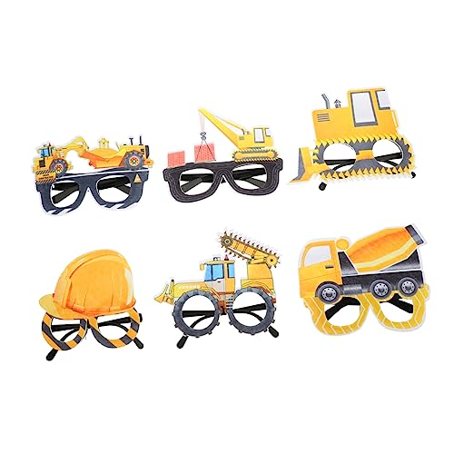 HAWILLOSCH 6Paare Lustige Kinderbrillen für Partys Maschinenbau Truck Design Foto Requisiten für Geburtstagsfeiern Kreative Party Eyewear für Jungen HAWILLOSCH 6Paare Lustige Kinderbrillen für Partys Maschinenbau Truck Design Foto Requisiten für Geburtstagsfeiern Kreative Party Eyewear für Jungen von HAWILLOSCH