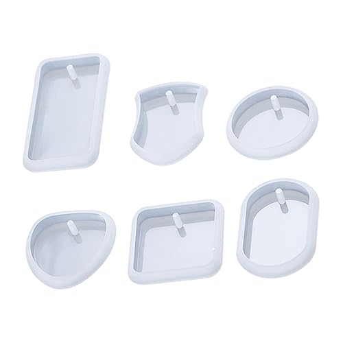 HAWILLOSCH 6Stücke Teiliges Silikonform für Dekorative Anhänger und Schlüsselketten Praktische Epoxidharz Gussformen für DIY Schmuck und Bastelprojekte HAWILLOSCH 6Stücke Teiliges Silikonform für Dekorative Anhänger und Schlüsselketten Praktische Epoxidharz Gussformen für DIY Schmuck und Bastelprojekte von HAWILLOSCH