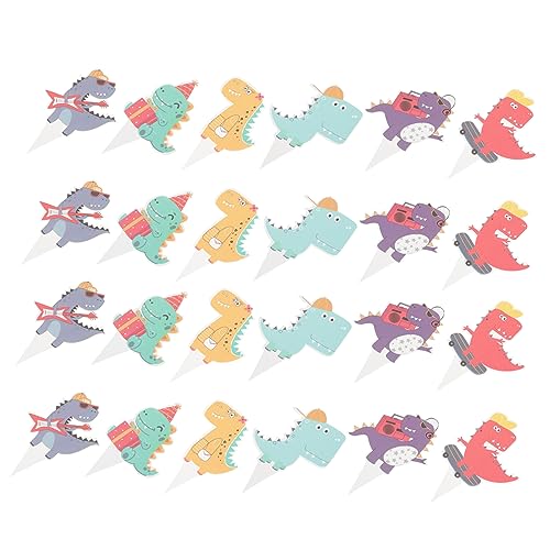 HAWILLOSCH 72 Stück Kuchen-Einsteckkarten Cupcake -Topper Partyzubehör für Zubehör für Kuchendekorationen Dinosaurier-Cupcake-Picks Kucheneinsatzkarten Cartoon-Cupcake-Picks Papier HAWILLOSCH 72 Stück Kuchen-Einsteckkarten Cupcake -Topper Partyzubehör für Zubehör für Kuchendekorationen Dinosaurier-Cupcake-Picks Kucheneinsatzkarten Cartoon-Cupcake-Picks Papier von HAWILLOSCH
