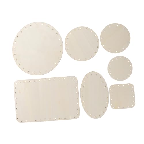 HAWILLOSCH 7Stücke Teiliges DIY Holzchips für Bastelprojekte Vielseitige Holzscheiben für Dekoration Kunsthandwerk und Mehr für Hochzeiten und Designs HAWILLOSCH 7Stücke Teiliges DIY Holzchips für Bastelprojekte Vielseitige Holzscheiben für Dekoration Kunsthandwerk und Mehr für Hochzeiten und Designs von HAWILLOSCH