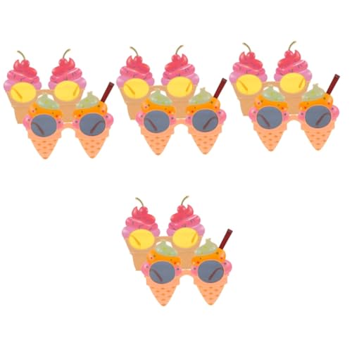 HAWILLOSCH 8 Stck. Lustige Hawaiianische Party Sonnenbrille Eiskegel Design Farbige Party Accessoires für Strandfeiern und Karneval HAWILLOSCH 8 Stck. Lustige Hawaiianische Party Sonnenbrille Eiskegel Design Farbige Party Accessoires für Strandfeiern und Karneval von HAWILLOSCH