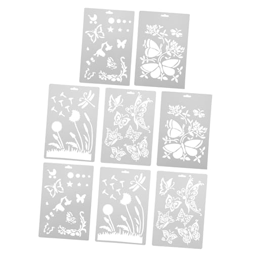 HAWILLOSCH 8 Stück Spritzgussform Vorlage Schablone Malerei Schimmel DIY-Tool handgemachte Lieferungen Ziehform DIY liefert Zeichenform für DIY das Haustier Weiß HAWILLOSCH 8 Stück Spritzgussform Vorlage Schablone Malerei Schimmel DIY-Tool handgemachte Lieferungen Ziehform DIY liefert Zeichenform für DIY das Haustier Weiß von HAWILLOSCH
