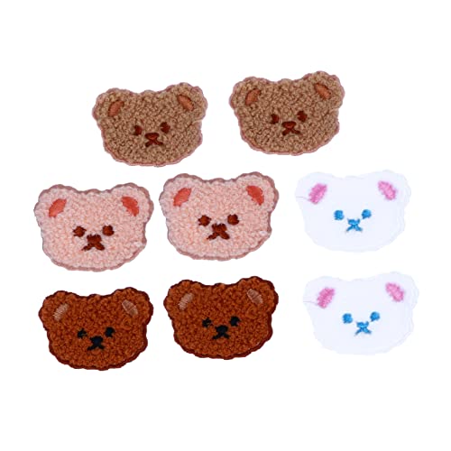 HAWILLOSCH 8Stücke Teiliges Cartoon Stickerei Patch Selbstklebende Applikationen für Kleidung Taschen und Hüte für DIY Projekte Dekoration Vielseitig Einsetzbar von HAWILLOSCH