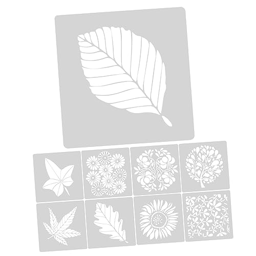 HAWILLOSCH 9 Stück Blumenmalerei Wanddekoration Schablone floral Blumen- Blumenmuster-Schablone Wiederverwendbare Schablonenmalerei Blumenschablonen Wildblumenschablonen das Haustier HAWILLOSCH 9 Stück Blumenmalerei Wanddekoration Schablone floral Blumen- Blumenmuster-Schablone Wiederverwendbare Schablonenmalerei Blumenschablonen Wildblumenschablonen das Haustier von HAWILLOSCH