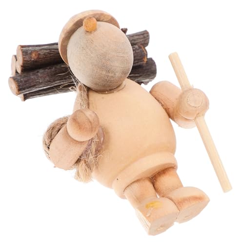 HAWILLOSCH Adorable Holzfigur Holzfäller Miniatur Dekoration Für Garten Und Zuhause Niedliche Holzstatue Für Puppenhaus Und Terrarium Kompakte Holzfäller Figur Aus Holz Exquisite Details Langlebig HAWILLOSCH Adorable Holzfigur Holzfäller Miniatur Dekoration Für Garten Und Zuhause Niedliche Holzstatue Für Puppenhaus Und Terrarium Kompakte Holzfäller Figur Aus Holz Exquisite Details Langlebig von HAWILLOSCH