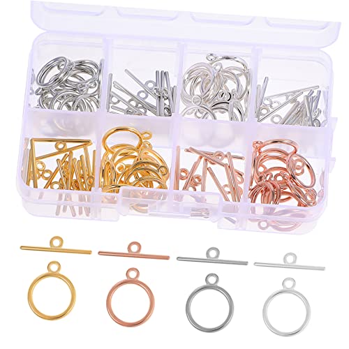 HAWILLOSCH Armbandverschluss mit Knebelverschlüssen Elegantes Design für DIY Schmuckherstellung Langlebig und Korrosionsbeständig für Armbänder HAWILLOSCH Armbandverschluss mit Knebelverschlüssen Elegantes Design für DIY Schmuckherstellung Langlebig und Korrosionsbeständig für Armbänder von HAWILLOSCH