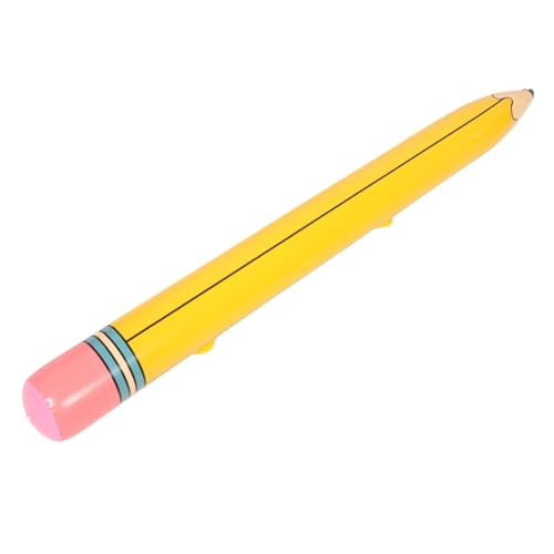 HAWILLOSCH Aufblasbarer Bleistift aus PVC Extra Großes Bleistiftspielzeug für Schulanfang und Geburtstagsfeiern Lustige Deko für Klassenzimmer und Partys HAWILLOSCH Aufblasbarer Bleistift aus PVC Extra Großes Bleistiftspielzeug für Schulanfang und Geburtstagsfeiern Lustige Deko für Klassenzimmer und Partys von HAWILLOSCH