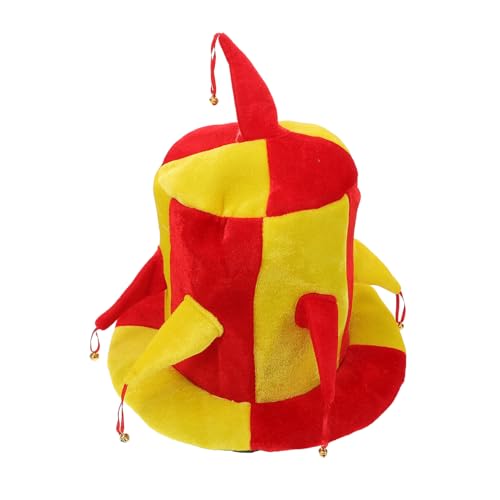 HAWILLOSCH Clownhut für Halloween und Karneval Bequemes Leichtes Cosplay Zubehör für Erwachsene und Jugendliche Sicherer Praktischer Clown Kostümhut für Bühnenauftritte und Partyspaß HAWILLOSCH Clownhut für Halloween und Karneval Bequemes Leichtes Cosplay Zubehör für Erwachsene und Jugendliche Sicherer Praktischer Clown Kostümhut für Bühnenauftritte und Partyspaß von HAWILLOSCH