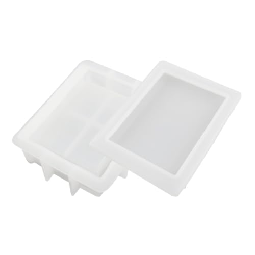 HAWILLOSCH DIY Epoxidharz Silikonform Buchform Aufbewahrungsbox Gießform für Schmuckschatulle Bastelset Geschenkidee für DIY Bastler Zubehör von HAWILLOSCH