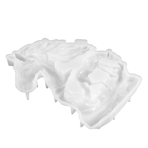HAWILLOSCH DIY Silikonform Pferd Gießform für Epoxidharz Skulptur Feine Verarbeitung Weiß für Tischdeko Handgefertigte Pferde silikonform zum Basteln und Dekorieren HAWILLOSCH DIY Silikonform Pferd Gießform für Epoxidharz Skulptur Feine Verarbeitung Weiß für Tischdeko Handgefertigte Pferde silikonform zum Basteln und Dekorieren von HAWILLOSCH