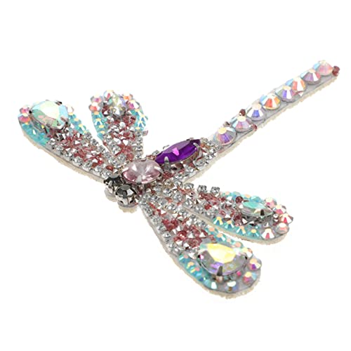 HAWILLOSCH DIY Strass Schuh Patch Drachenfliegen Form Dekorativer Aufnäher für Hochzeitskleider Jeans Taschen Leicht und Platzsparend für DIY von HAWILLOSCH