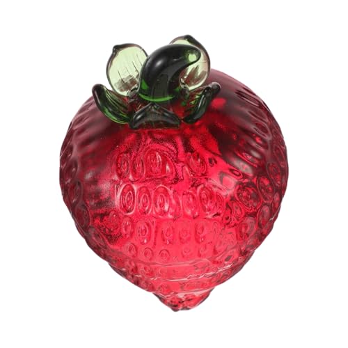 HAWILLOSCH Elegante Tischdekoration Aus Kristall-erdbeerglas Frühling Für Jungen Und Mädchen von HAWILLOSCH