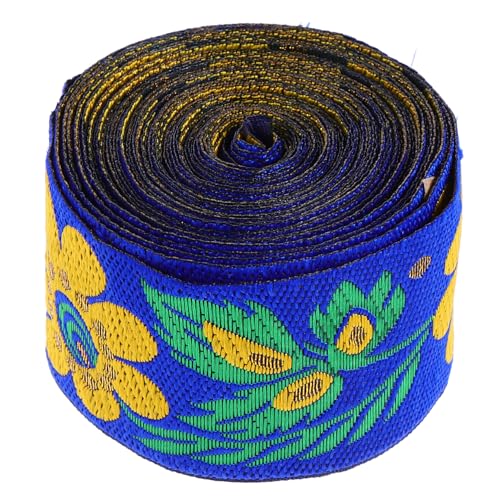 HAWILLOSCH Flower Jacquard Band Breites Besticktes Gewebeband für Diy Projekte Vintage Dekoration und Bekleidung Hochwertiges Zubehör für Handarbeiten HAWILLOSCH Flower Jacquard Band Breites Besticktes Gewebeband für Diy Projekte Vintage Dekoration und Bekleidung Hochwertiges Zubehör für Handarbeiten von HAWILLOSCH