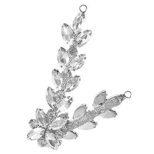 HAWILLOSCH Glitzernde Strassapplikation für DIY Dekoration Hochzeitsflügelgürtel und Kleidung Weißer Rhinestone Patch für Vielseitig Einsetzbar für Braut HAWILLOSCH Glitzernde Strassapplikation für DIY Dekoration Hochzeitsflügelgürtel und Kleidung Weißer Rhinestone Patch für Vielseitig Einsetzbar für Braut von HAWILLOSCH