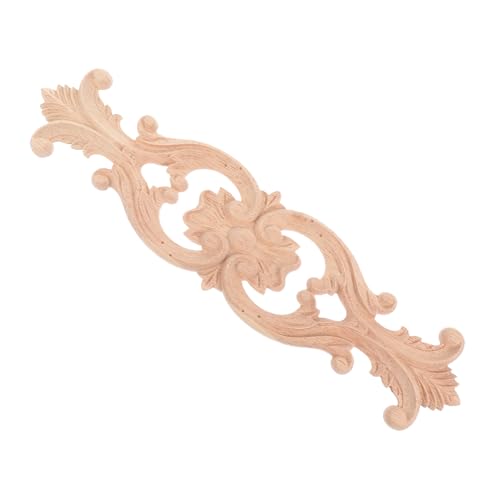 HAWILLOSCH Holz Geschnitzte Möbelapplikation Klassische Dekoration für Sideboard Wohnzimmer Cabinet Tür Wand Vielseitige Holzornament Deko für Zuhause von HAWILLOSCH
