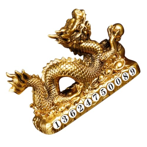 HAWILLOSCH Jahr des Drachen-Ornaments Dekorative Drachenfigur Chinesische Drachendekoration Tisch-Drachen-Ornament Glückverheißende Drachenfigur Drachen-skulptur- Drachenverzierung Harz HAWILLOSCH Jahr des Drachen-Ornaments Dekorative Drachenfigur Chinesische Drachendekoration Tisch-Drachen-Ornament Glückverheißende Drachenfigur Drachen-skulptur- Drachenverzierung Harz von HAWILLOSCH