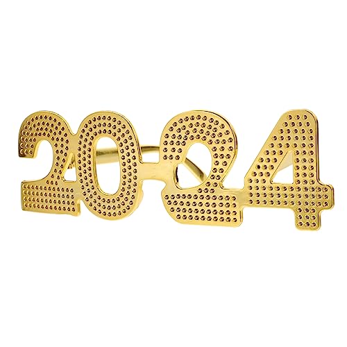 HAWILLOSCH LED Partybrille Digitale Zahlen Brille Silbern Vollverchromt Neujahrsfeier Foto Requisite Spaßiger Kostümaccessoire für Silvester Party Freunde Familie von HAWILLOSCH