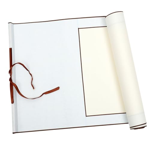 HAWILLOSCH Leere Chinesische Xuan papier Hängende Schriftrolle Malpapier Kalligrafie Kalligraphie Kunstbedarf Vielseitig für Malen Zeichnen Basteln von HAWILLOSCH