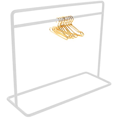 HAWILLOSCH Mini Kleiderständer für Puppen Teiliges mit Hängern Weiß und Gold für Puppenbekleidung Puppenaccessoires Stilvollen Präsentation von Kleidung HAWILLOSCH Mini Kleiderständer für Puppen Teiliges mit Hängern Weiß und Gold für Puppenbekleidung Puppenaccessoires Stilvollen Präsentation von Kleidung von HAWILLOSCH