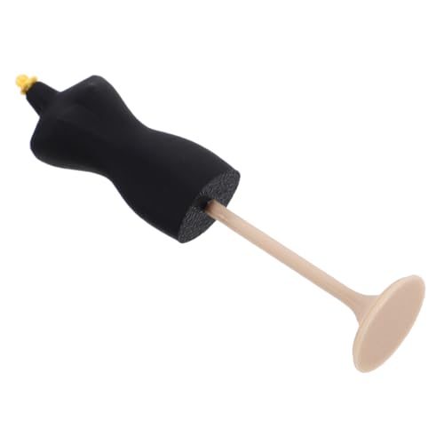 HAWILLOSCH Miniatur Puppenständer für Puppen Stabil Schwarz für Puppenkleidung und Dekoration für Puppenhäuser von HAWILLOSCH