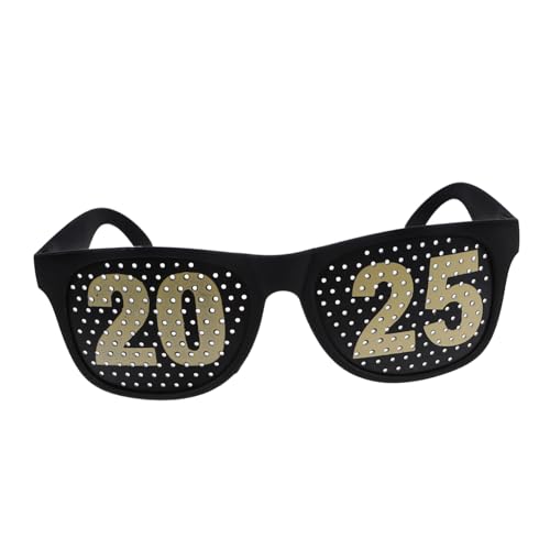 HAWILLOSCH Partybrille aus Leichtem Lustige Silvester Brille für Erwachsene Robuste Digitale Neujahrs und Abschlussfeier Foto Requisiten für Festliche Anlässe HAWILLOSCH Partybrille aus Leichtem Lustige Silvester Brille für Erwachsene Robuste Digitale Neujahrs und Abschlussfeier Foto Requisiten für Festliche Anlässe von HAWILLOSCH