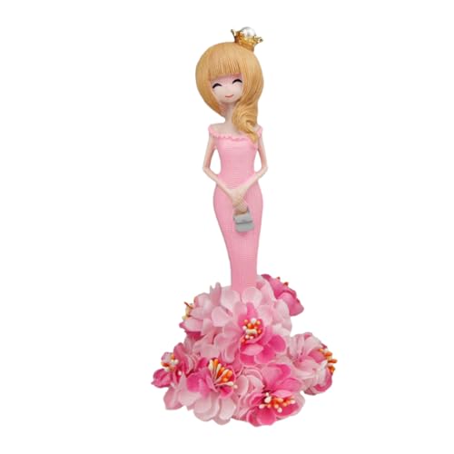 HAWILLOSCH Puppenschmuck aus Harz Kuchen-Puppen- Mädchen-Party-Kuchen-Puppe Harzverzierungen Harzdekor für Kuchen Wohnzimmer-Ornamente Cartoon-Wohnkultur Rosa HAWILLOSCH Puppenschmuck aus Harz Kuchen-Puppen- Mädchen-Party-Kuchen-Puppe Harzverzierungen Harzdekor für Kuchen Wohnzimmer-Ornamente Cartoon-Wohnkultur Rosa von HAWILLOSCH