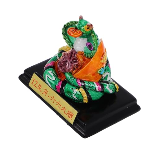 HAWILLOSCH Schlangen-Ornament Zum Chinesischen Neujahr Tierkreiszeichen-schlangenstatue Winzige Tiere Aus Harz Für Die Dekoration des Chinesischen Neujahrs von HAWILLOSCH