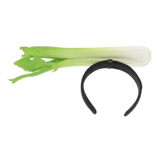 HAWILLOSCH Sellerie Haarband Stirnband Lustige Party Requisiten Realistischer Sellerie Haarreif Realistischer Gurken Haarreif Geburtstagsparty Sellerie Haar Accessoires HAWILLOSCH Sellerie Haarband Stirnband Lustige Party Requisiten Realistischer Sellerie Haarreif Realistischer Gurken Haarreif Geburtstagsparty Sellerie Haar Accessoires von HAWILLOSCH
