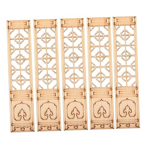 HAWILLOSCH Stück Minifenster für kinderspielzeug present ideas spielsachen für children toys Basteln leer Einfach Miniatur DIY Handwerk Verschönerung DIY zubehör hölzern von HAWILLOSCH