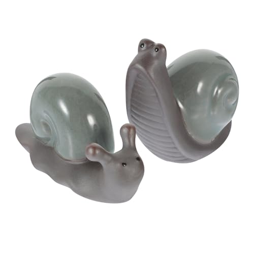 HAWILLOSCH Schneckenornamente Home Retro Keramik Schnecke Chic Tee Haustier Kreative Tischdekoration Haustier Modell Ornament HAWILLOSCH Schneckenornamente Home Retro Keramik Schnecke Chic Tee Haustier Kreative Tischdekoration Haustier Modell Ornament von HAWILLOSCH