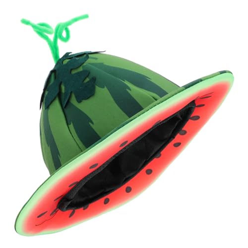 HAWILLOSCH Wassermelonen Kostüm Hut Erwachsene Weicher Sicherer Partyhut mit Lebendigem Design Kreatives Festivalaccessoire für Karneval Geburtstag Weihnachten und Sommerfeiern HAWILLOSCH Wassermelonen Kostüm Hut Erwachsene Weicher Sicherer Partyhut mit Lebendigem Design Kreatives Festivalaccessoire für Karneval Geburtstag Weihnachten und Sommerfeiern von HAWILLOSCH