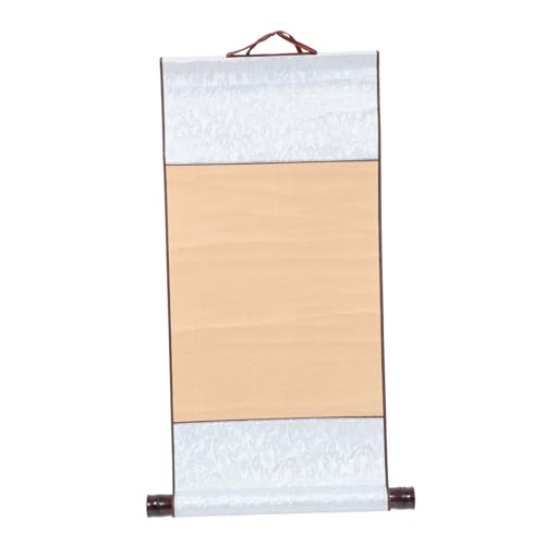 Reispapierrolle Leere Papierrollen Einfache Montage Hängende Schriftrolle Bildrolle Japanisches Sumi-papier Leere Hängende Schriftrolle Xuan-papierrolle Kunst-wandrolle Brokatseide HAWILLOSCH von HAWILLOSCH