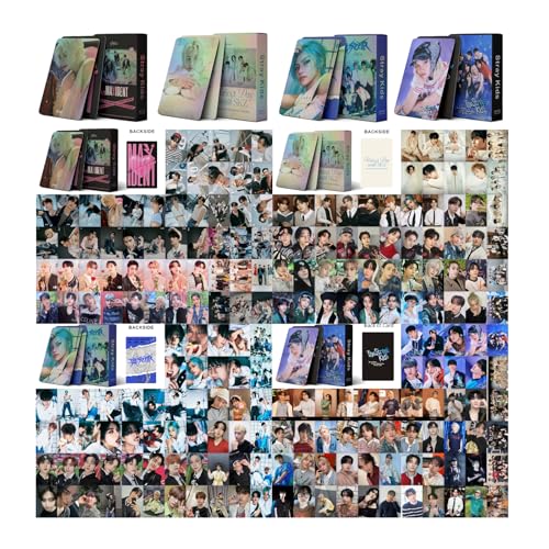 HAWMI Stray Kids Lomo Karten 220 Stück Stray Kids 2022 New Album Stray Kids Fanartikel Set für Fans 220Pcs Stray Kids Neues Album Telefonkarten Kpop Stray Kids Geschenkset, colorful, M von HAWMI