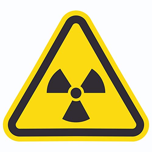 Achtung Radioaktive Strahlung Symbol Aufkleber Dreieck D50mm Achtung Radioaktive Strahlung Symbol Aufkleber Dreieck D50mm von HB-Druck