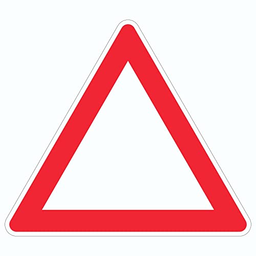 Aufkleber Dreick Vorfahrt gewähren Symbol D600mm von HB-Druck