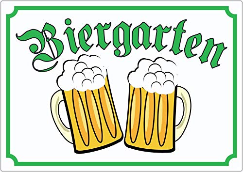 Biergarten Aufkleber A2 (420x594mm) von HB-Druck