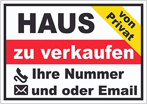 HB-Druck Haus zu verkaufen von privat Aufkleber A3 (297x420mm) von HB-Druck