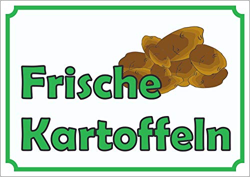 Werbeaufkleber Aufkleber Kartoffeln A4 (210x297mm) von HB-Druck